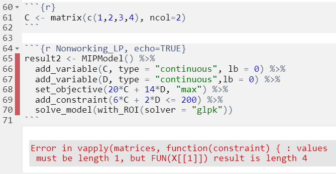 Error Due to Name Conflict between R and `ompr`